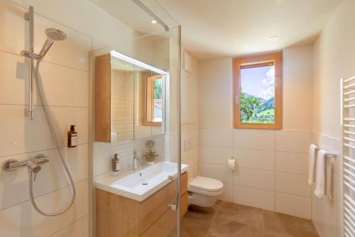Alpin Apartments tesisinde bir banyo
