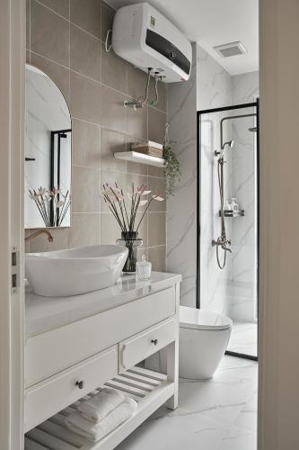 Ένα μπάνιο στο Davilla Đà Lạt Villa Collection