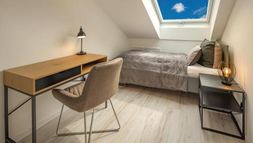 Χώρος καθιστικού στο SweetHome - Poing Apartments