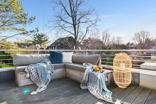 En balkon eller terrasse på Sturm