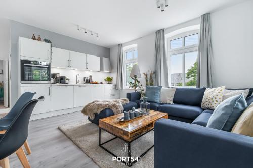 Kuchyň nebo kuchyňský kout v ubytování Ferienwohnung Hofwächter, App 13 Emmelsbüll