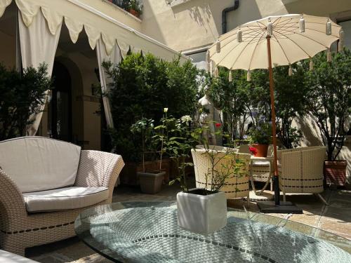 Coin salon dans l'établissement Palazzo Paruta & Wellness Suites