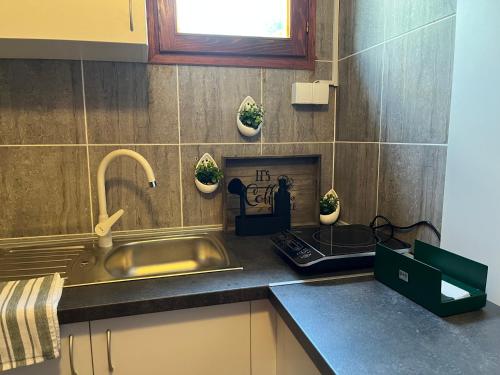 Kuchyň nebo kuchyňský kout v ubytování Apartman KOD PECE