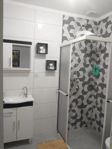 Η κουζίνα ή μικρή κουζίνα στο Residencial Adventus II