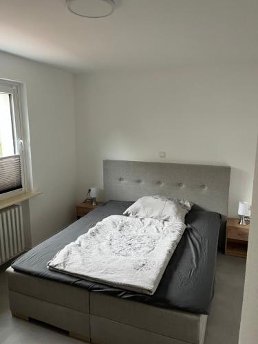 Postel nebo postele na pokoji v ubytování Hanse Bremerhavener