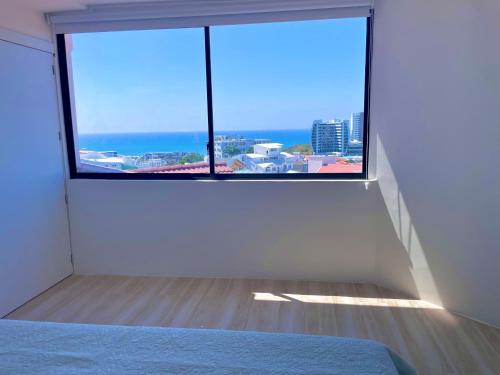 Postel nebo postele na pokoji v ubytování Apartamento con hermosa vista