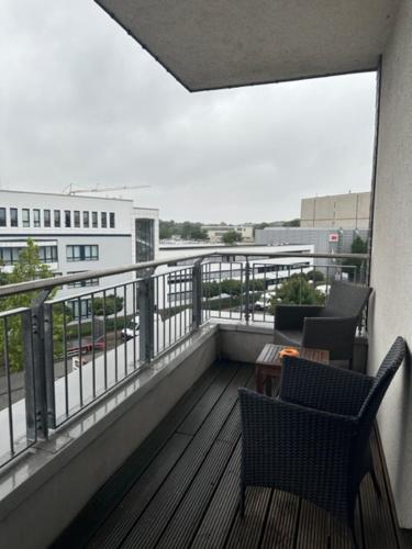 Un balcón o terraza de Arena Hostel & Monteurzimmer