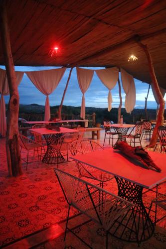 Restaurace v ubytování Infinito Tatacoa