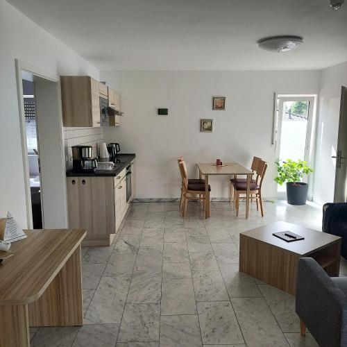 Dapur atau dapur kecil di Ferienhaus Magasch
