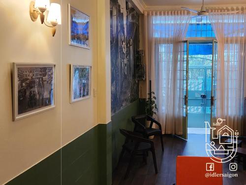 Coin salon dans l'établissement Paulatim House Saigon