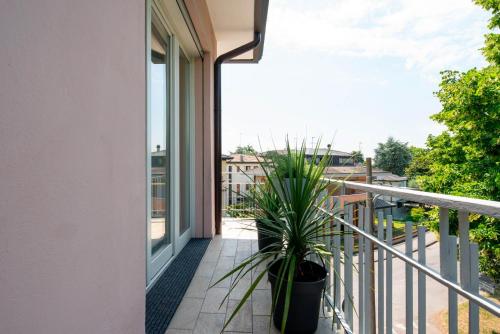 Balkón nebo terasa v ubytování Officine Cavour - Appartamenti la Quercia