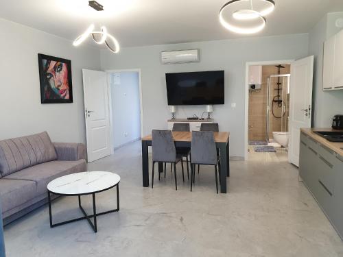 Μια τηλεόραση ή/και κέντρο ψυχαγωγίας στο Apartamenty Kornel 3