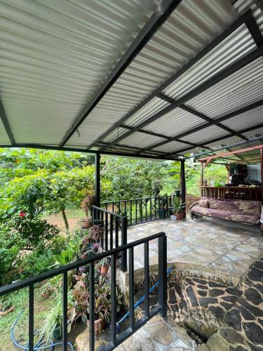 Un balcón o terraza en Posada Don Juan