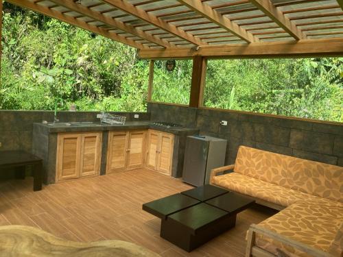 Χώρος καθιστικού στο La Providencia Lodge