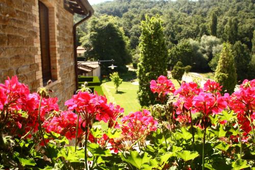 Jardín al aire libre en Agriturismo Le Case
