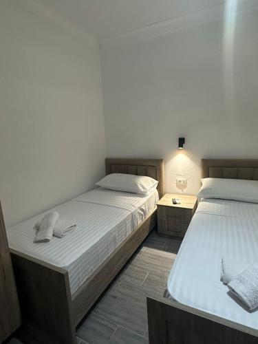 Postel nebo postele na pokoji v ubytování Rus Villa