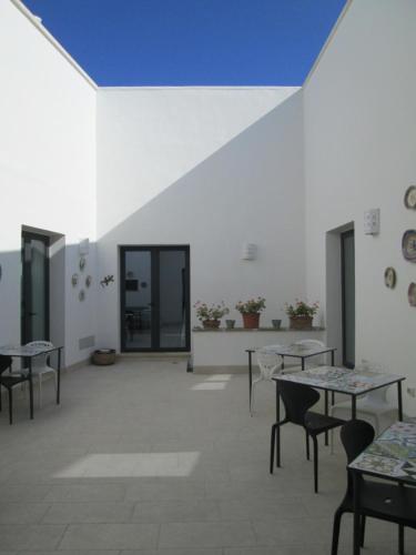 Patio o area all'aperto di Masseria Palane