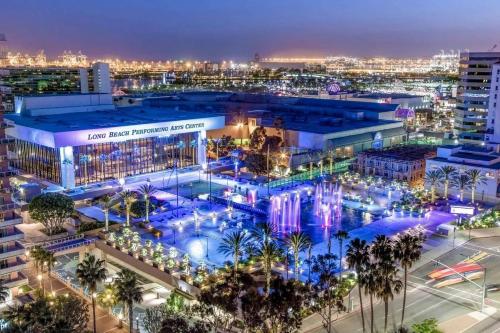 an aerial view of the new hard rock paradise hotel and casino at The Varden - A Boutique Micro Hotel - #11 in Long Beach
