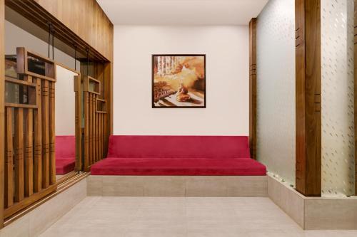 Un lugar para sentarse en Lemon Tree Hotel, Hubli