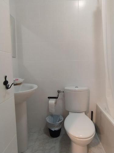 Koupelna v ubytování Hostal El Pinar