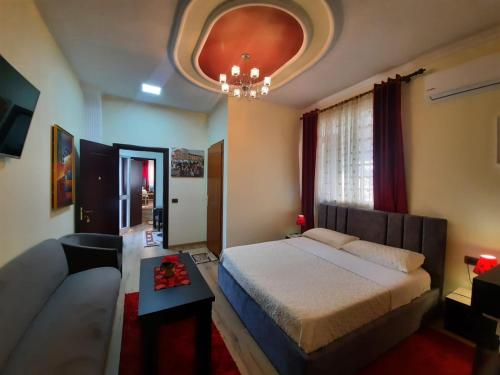 Postel nebo postele na pokoji v ubytování VILLA 53