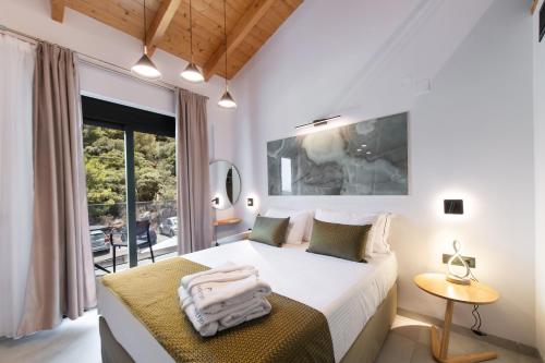 Postel nebo postele na pokoji v ubytování Solvio Boutique Hotel & Spa