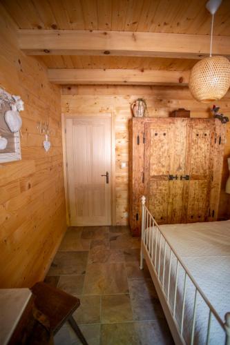 Katil atau katil-katil dalam bilik di Chalet : le moulin du sagard