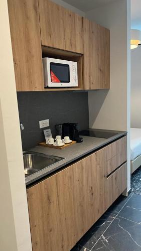 Cuisine ou kitchenette dans l'établissement Bluripa Guest House
