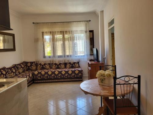 Posezení v ubytování Appartement Tanger 2