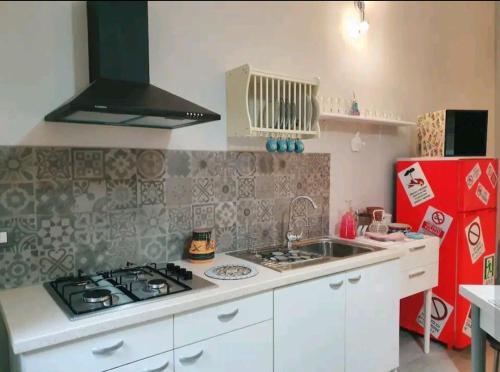 Køkken eller tekøkken på Ally's house