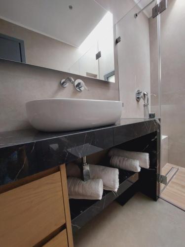 Phòng tắm tại Aelia Suite Home