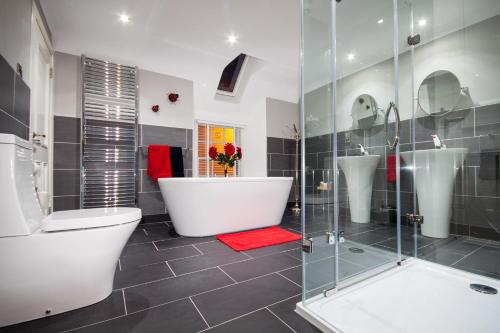 Ένα μπάνιο στο 34 Argyle Guesthouse