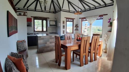 Posezení v ubytování Casa de Campo El Trébol