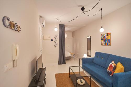 Χώρος καθιστικού στο Apartamentos Los Arroyos