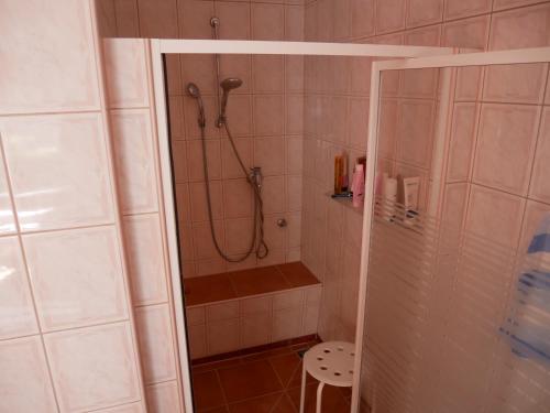 Bilik mandi di Ferienhaus Pulsberg I gesamtes Haus I inklusive 1300qm Grundstück