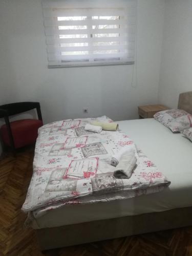 Cama o camas de una habitación en Apartments F