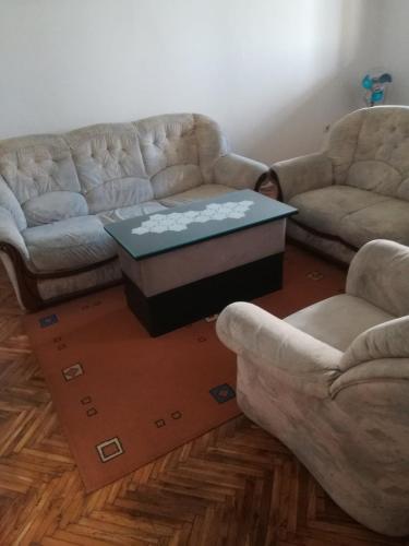 Zona de estar de Apartments F