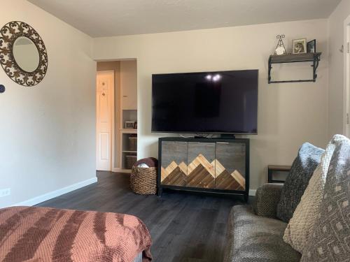 West Denver Home with Hot Tub and King Bedにあるテレビまたはエンターテインメントセンター