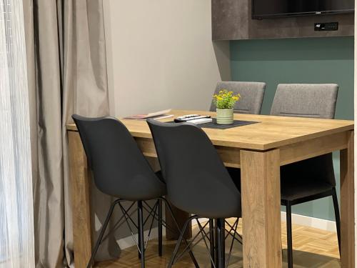 TV a/nebo společenská místnost v ubytování Premium Apartments