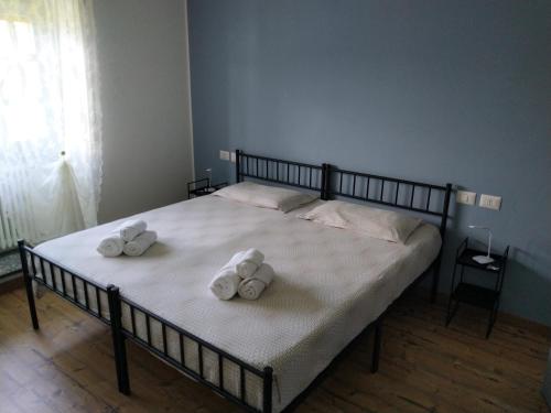 Postel nebo postele na pokoji v ubytování Venanzio!