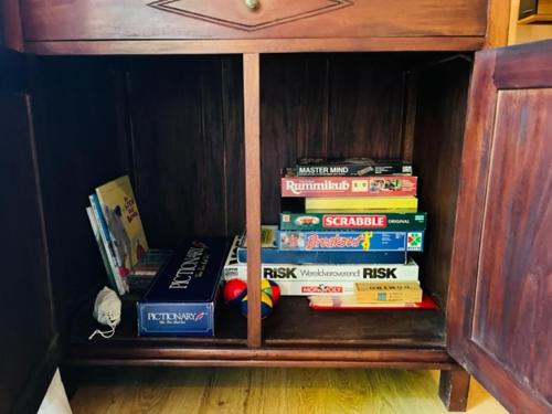 Perpustakaan di rumah percutian
