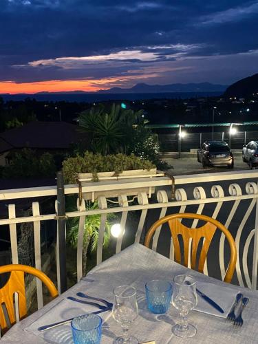 Balkón nebo terasa v ubytování Hotel Ristorante Colleverde
