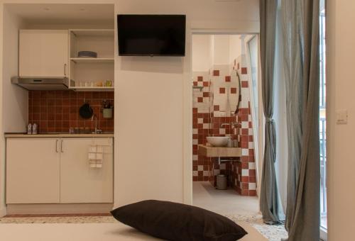 Kuchyň nebo kuchyňský kout v ubytování B&B TERRA MIA