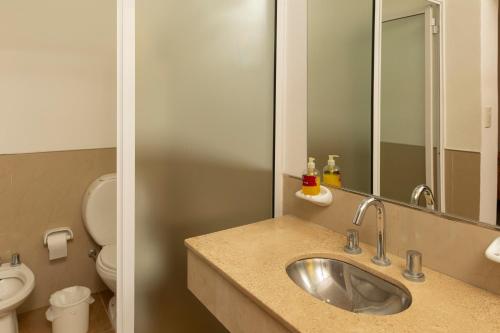 Un baño de El Amparo Hotel