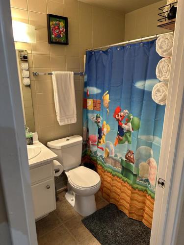 Súper Mario Universal Studios 10 min Loft Free parking 욕실