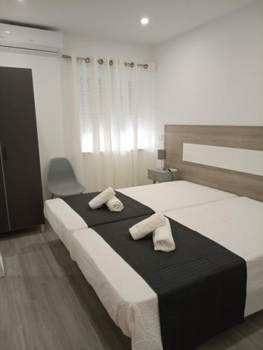 Postel nebo postele na pokoji v ubytování Apartamento T2 Salva-Vidas