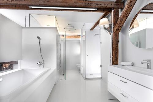Kúpeľňa v ubytovaní Apartamenty Pomarańczarnia