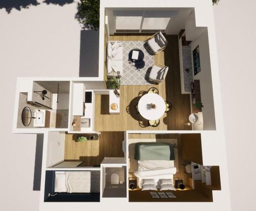 Ce petit appartement dispose d'une salle de bains. dans l'établissement Le Paris Plage, à Le Touquet-Paris-Plage