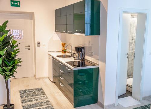 مطبخ أو مطبخ صغير في FIT Apartments