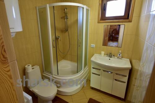 Kúpeľňa v ubytovaní Сієста